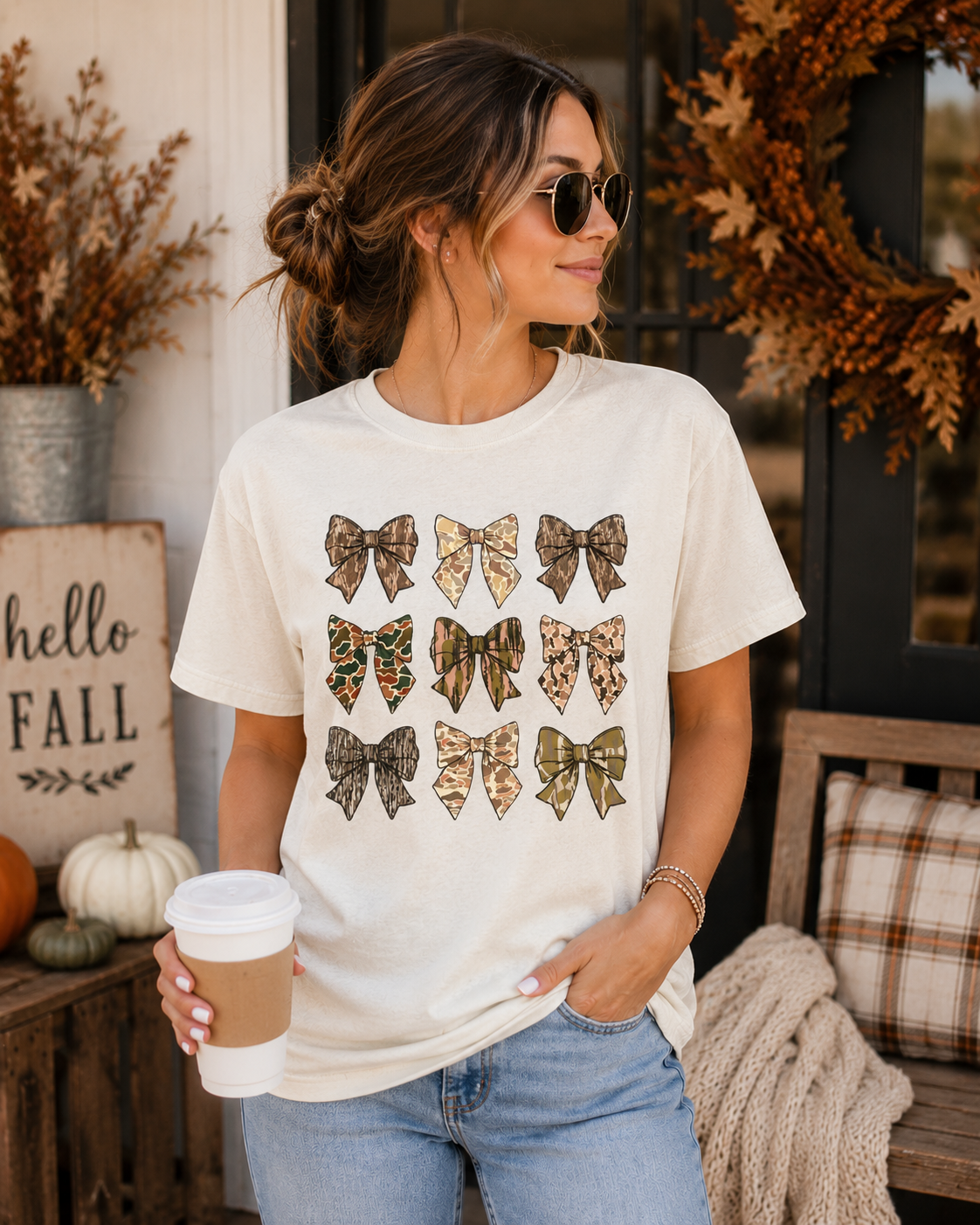 Bow Camo Tee